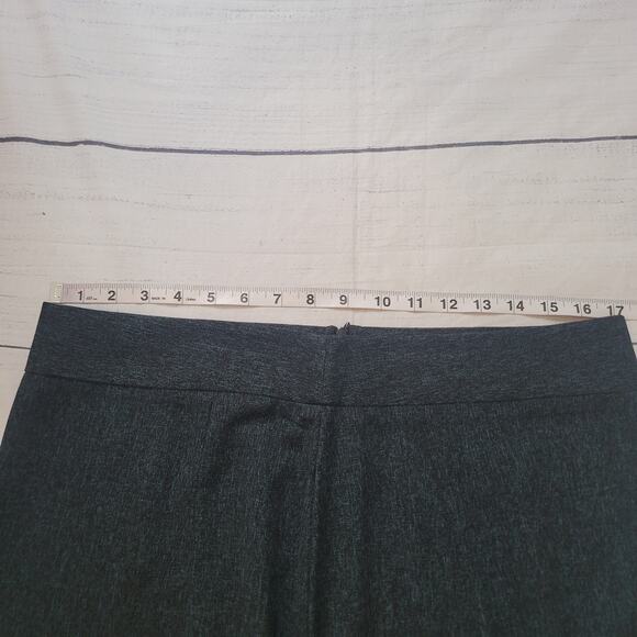 Navy Teal Embroidered Maxi Skirt with Slit Boho Festival Size 36 - Picture 4 of 7